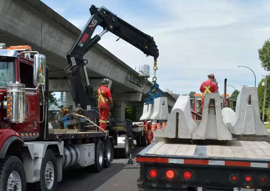 Concrete barriers